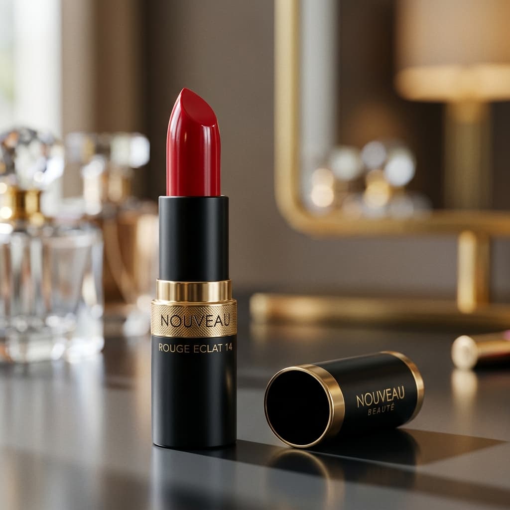 Luxurious Red Lipstick - 1